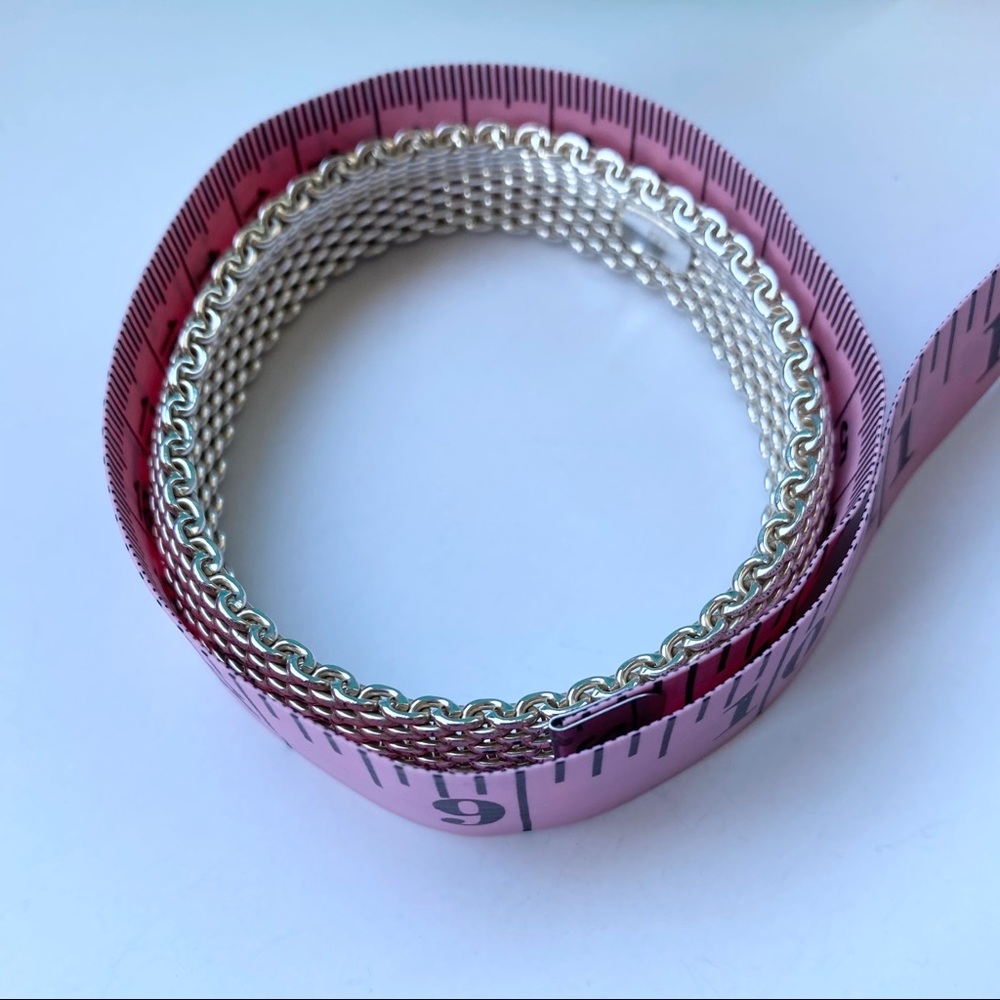 🩵Auth Tiffany&Co.Classic SomersetMeshBangleBracelet 🩵 - Picture 9 of 16